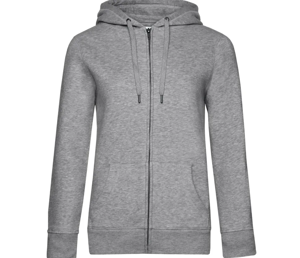 B&C BCW03Q - Sweat Capuche zippé QUEEN