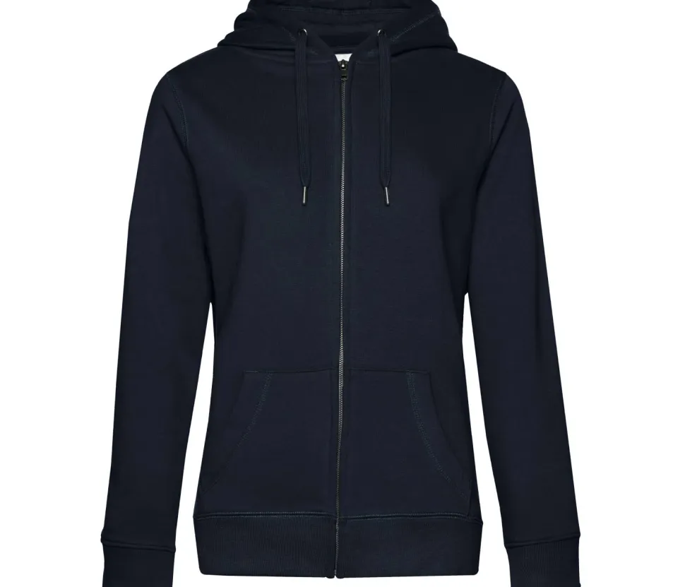 B&C BCW03Q - Sweat Capuche zippé QUEEN