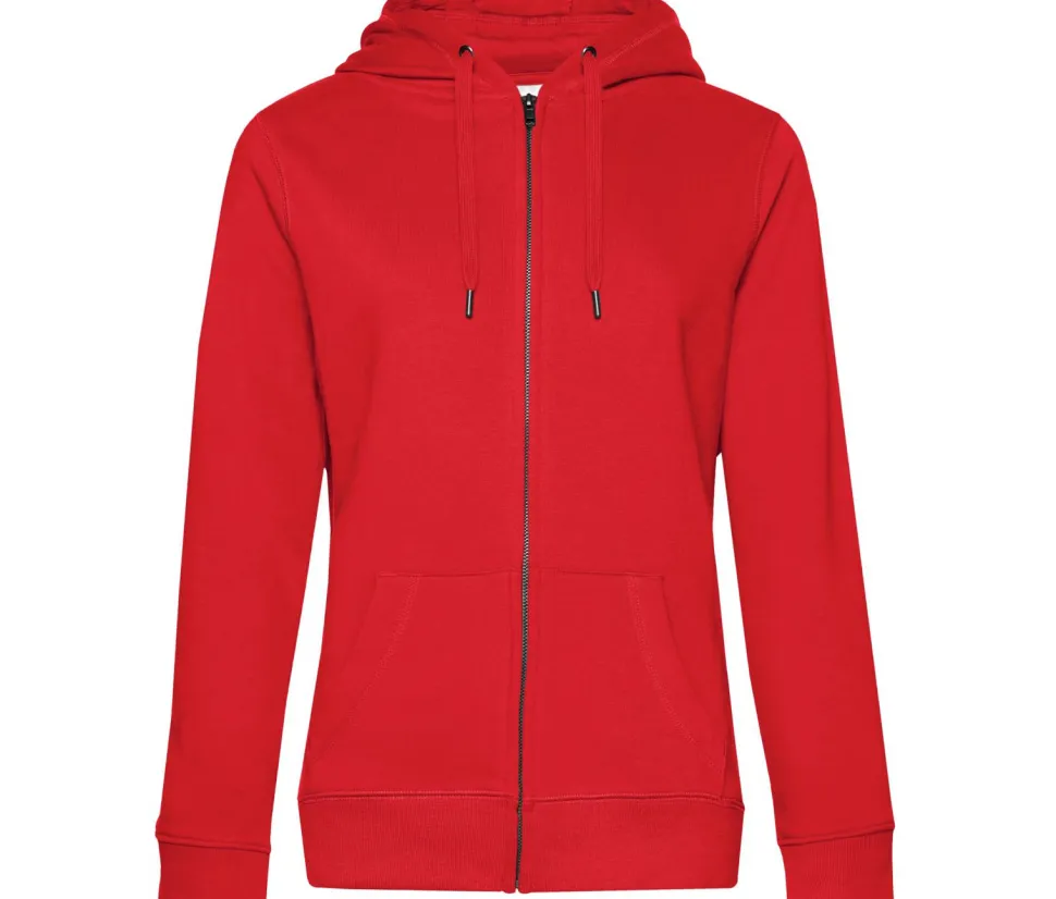 B&C BCW03Q - Sweat Capuche zippé QUEEN