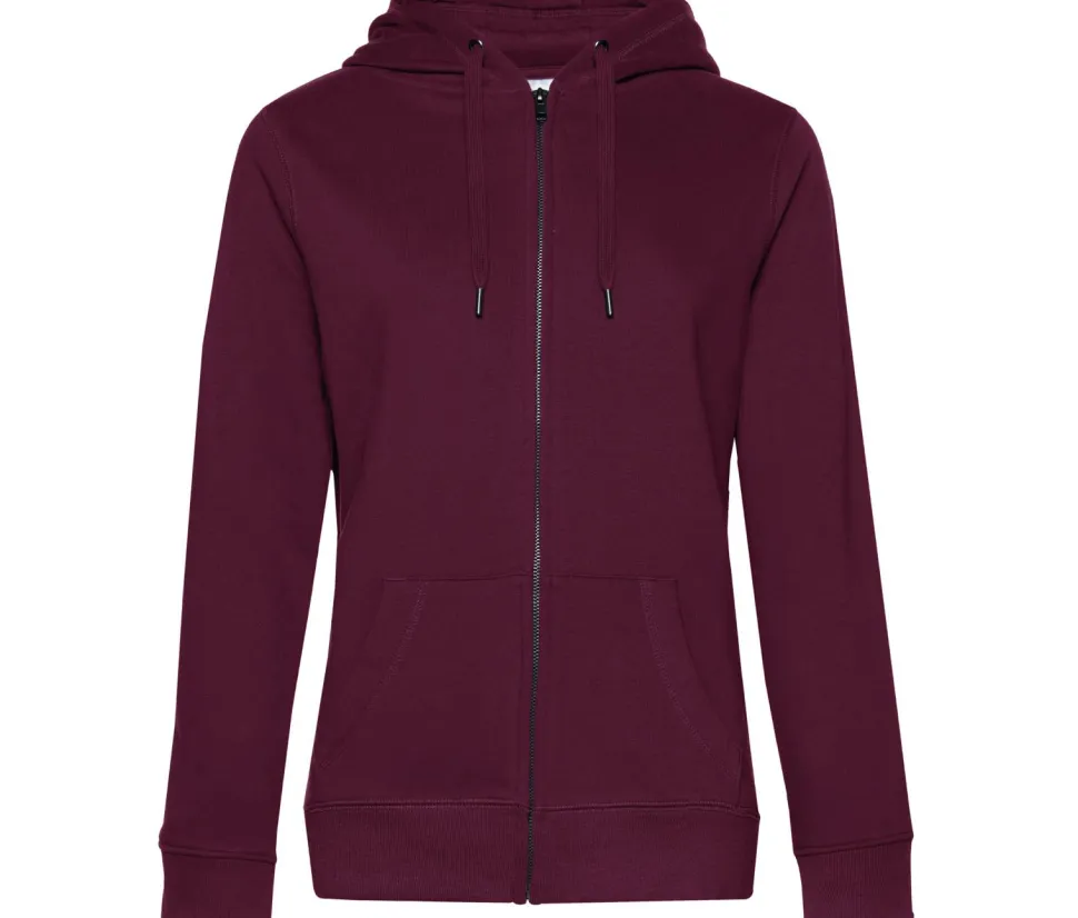 B&C BCW03Q - Sweat Capuche zippé QUEEN