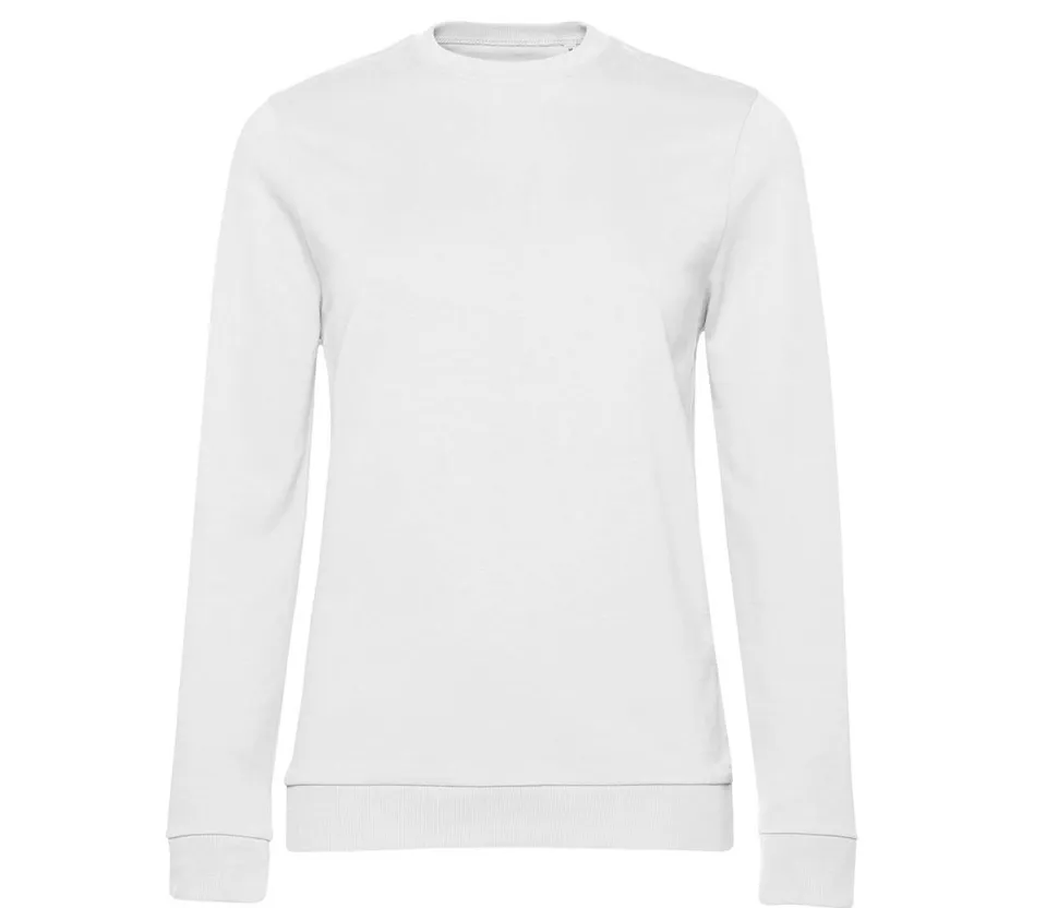 B&C BCW02W - Sweat col rond # femme