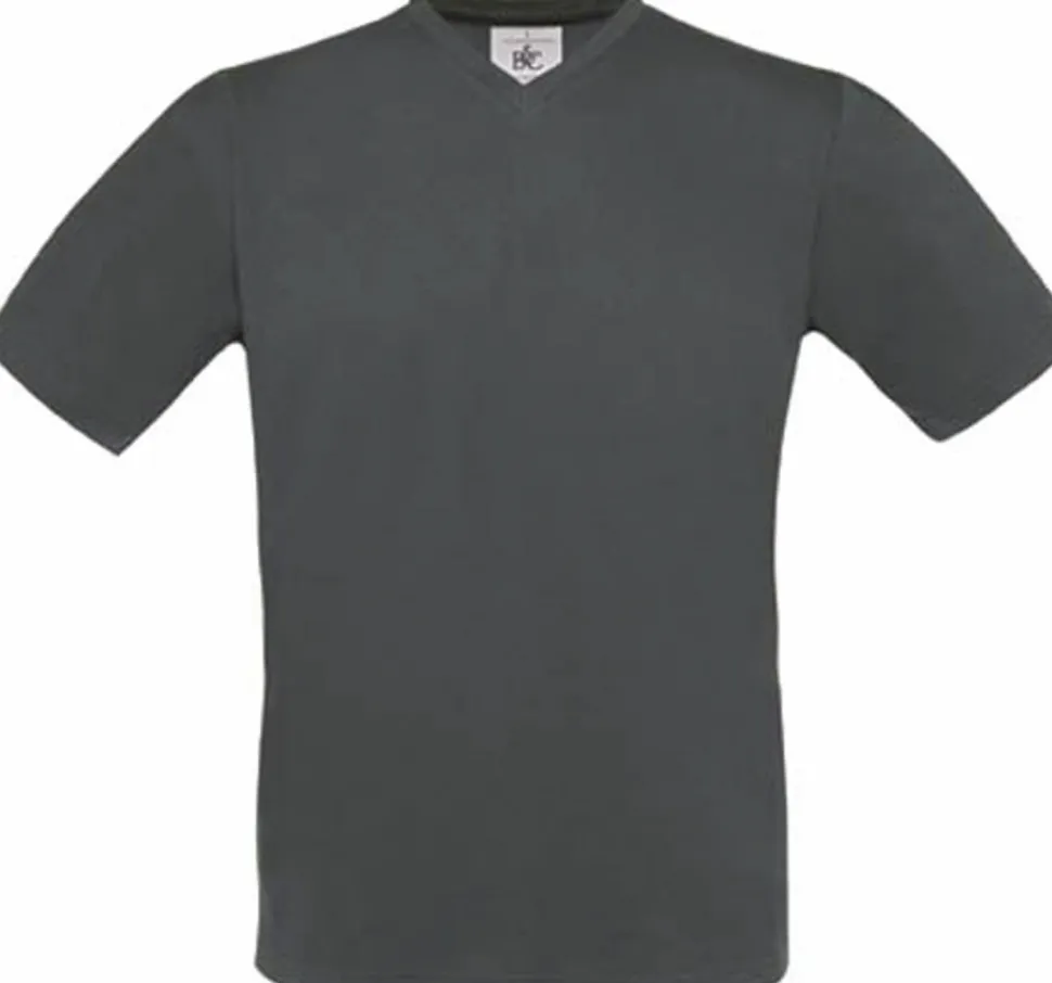 B&C CG153 - T-Shirt Col V Manches Courtes