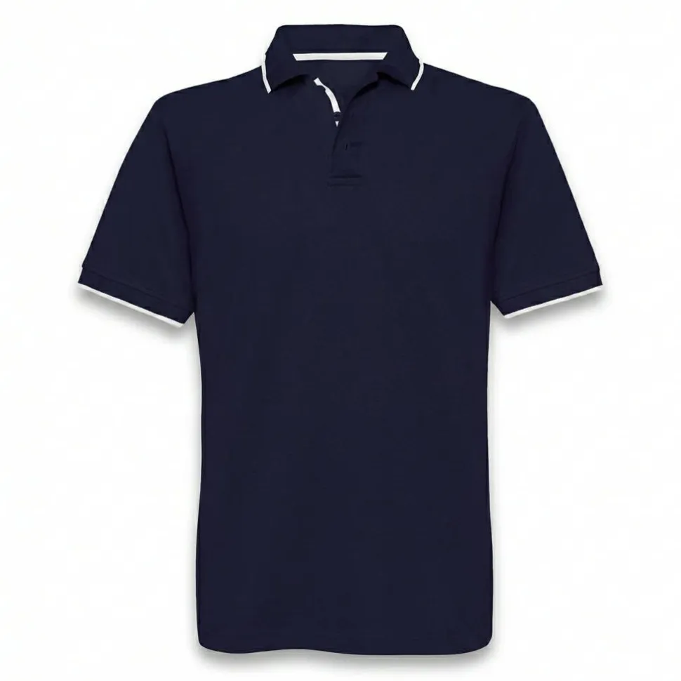 B&C CGPU413 - Polo Maille Piquée Avec Liseré