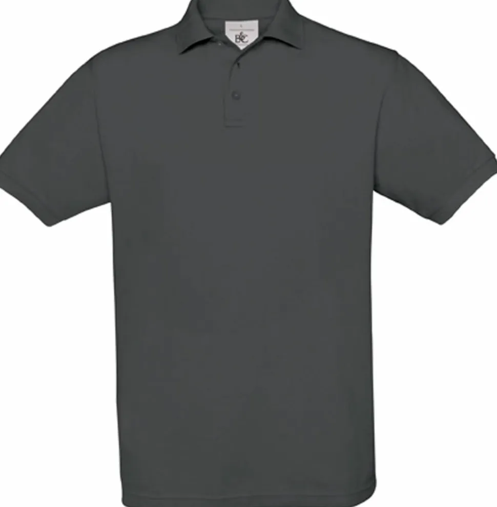 B&C CGSAF - Polo Élégant en Coton Peigné Confortable