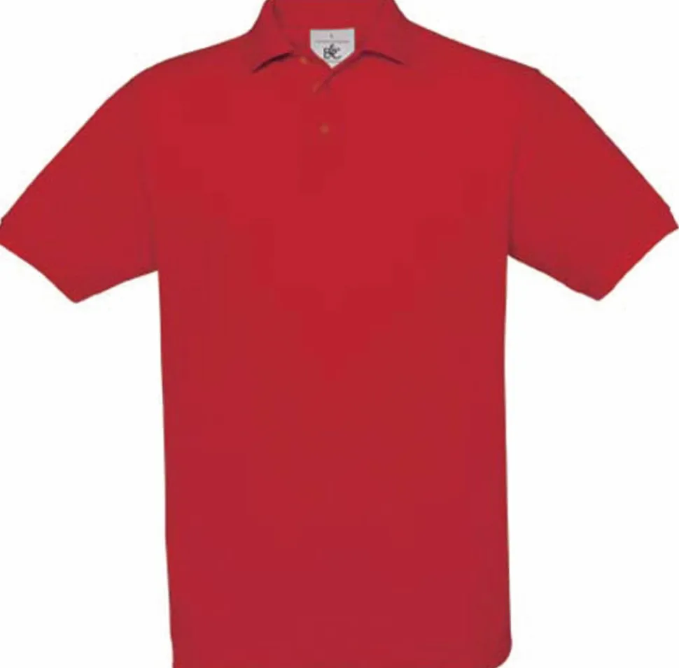 B&C CGSAF - Polo Élégant en Coton Peigné Confortable
