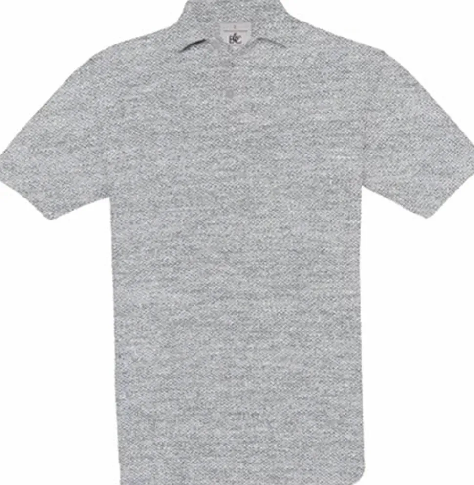 B&C CGSAF - Polo Élégant en Coton Peigné Confortable