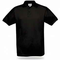 B&C CGSAFE - Polo Classique en Coton Peigné Confortable