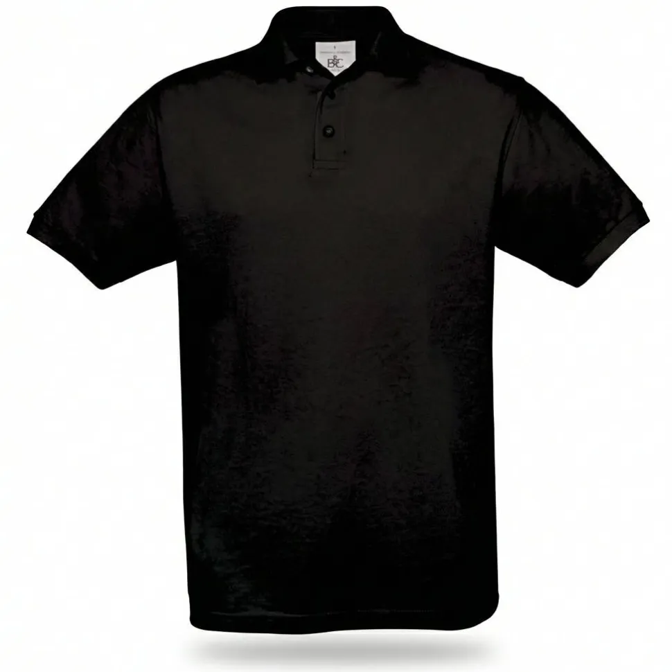 B&C CGSAFE - Polo Classique en Coton Peigné Confortable