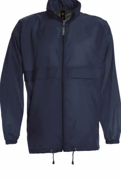 B&C Collection BA601 - Veste Coupe-Vent Pliable avec Capuche Intégrée