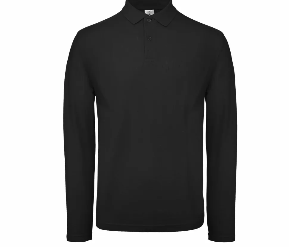 B&C ID1LS - Polo Homme Manches Longues