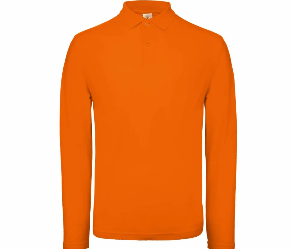 B&C ID1LS - Polo Homme Manches Longues