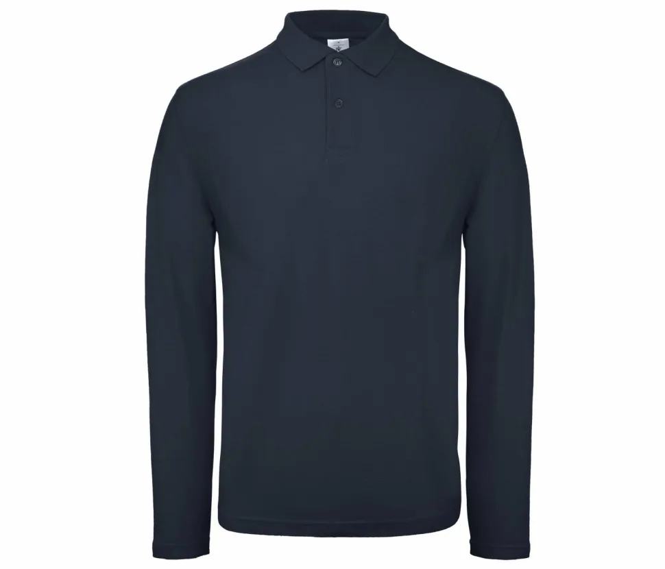 B&C ID1LS - Polo Homme Manches Longues