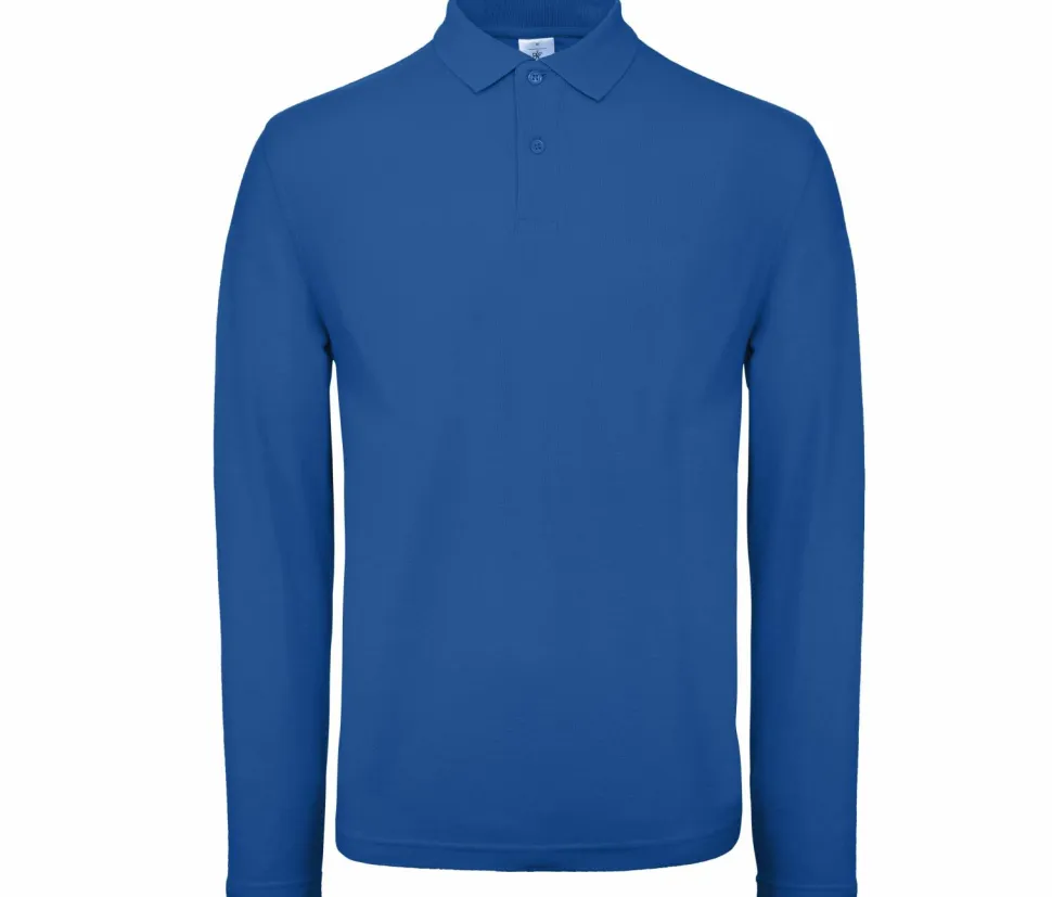 B&C ID1LS - Polo Homme Manches Longues