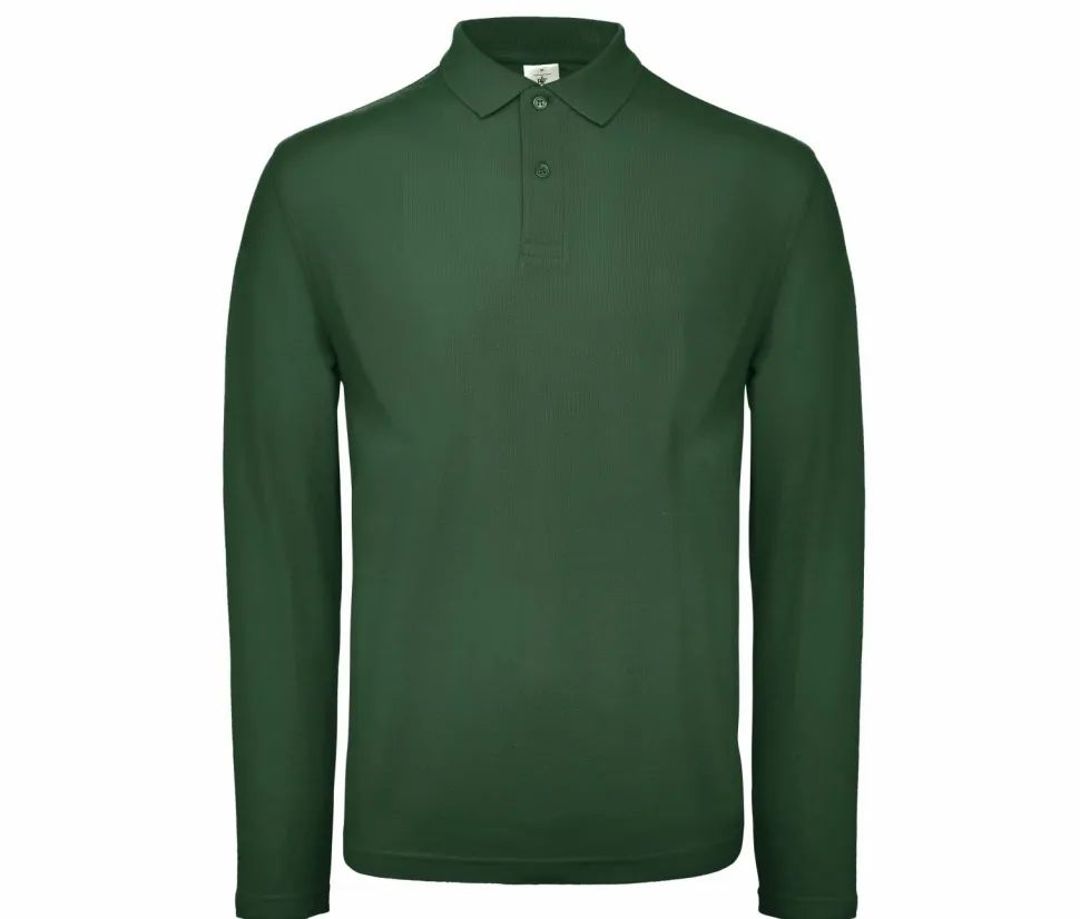 B&C ID1LS - Polo Homme Manches Longues
