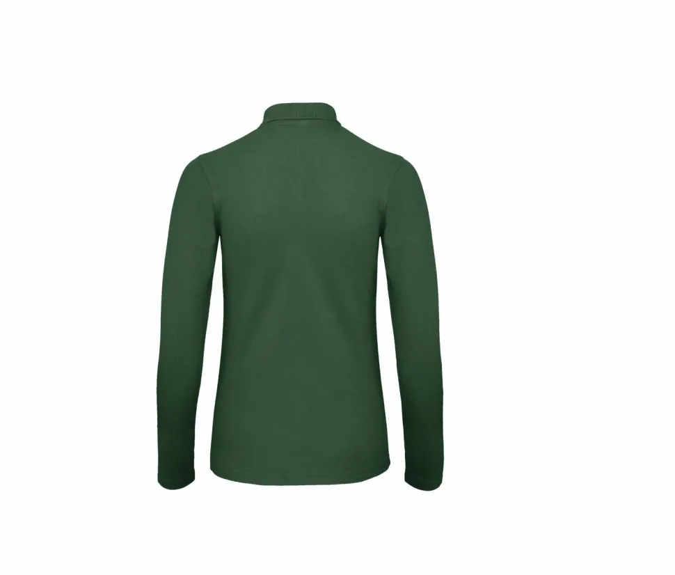 B&C ID1LW - Polo Manches Longues Femme