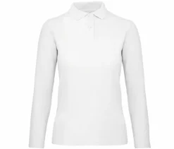 B&C ID1LW - Polo Manches Longues Femme