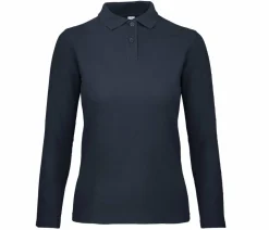 B&C ID1LW - Polo Manches Longues Femme