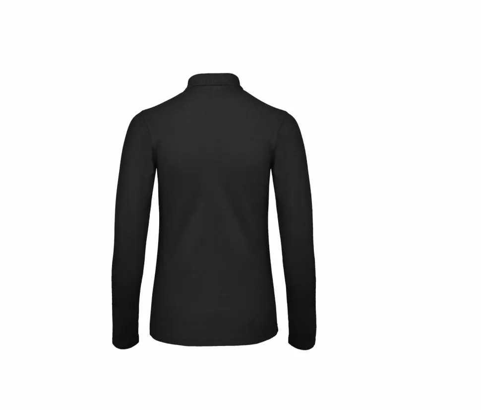 B&C ID1LW - Polo Manches Longues Femme