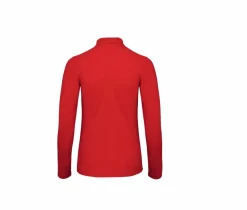 B&C ID1LW - Polo Manches Longues Femme