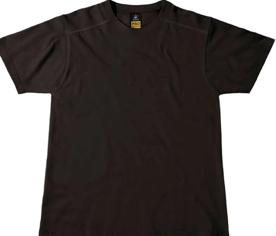 B&C Pro BC805 - Tee-Shirt Homme Col Rond Manches Courtes Pro