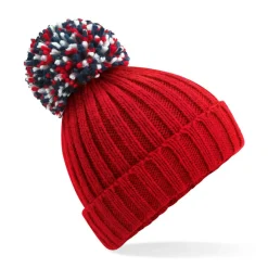 Beechfield B390 - Bonnet Douillet en Tricot avec Doublure Chaude