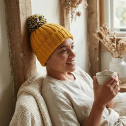 Beechfield B390 - Bonnet Douillet en Tricot avec Doublure Chaude