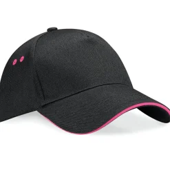 Beechfield BC15C - Casquette Contrastée 5 Panneaux avec Visière Sandwich