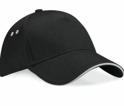 Beechfield BC15C - Casquette Contrastée 5 Panneaux avec Visière Sandwich