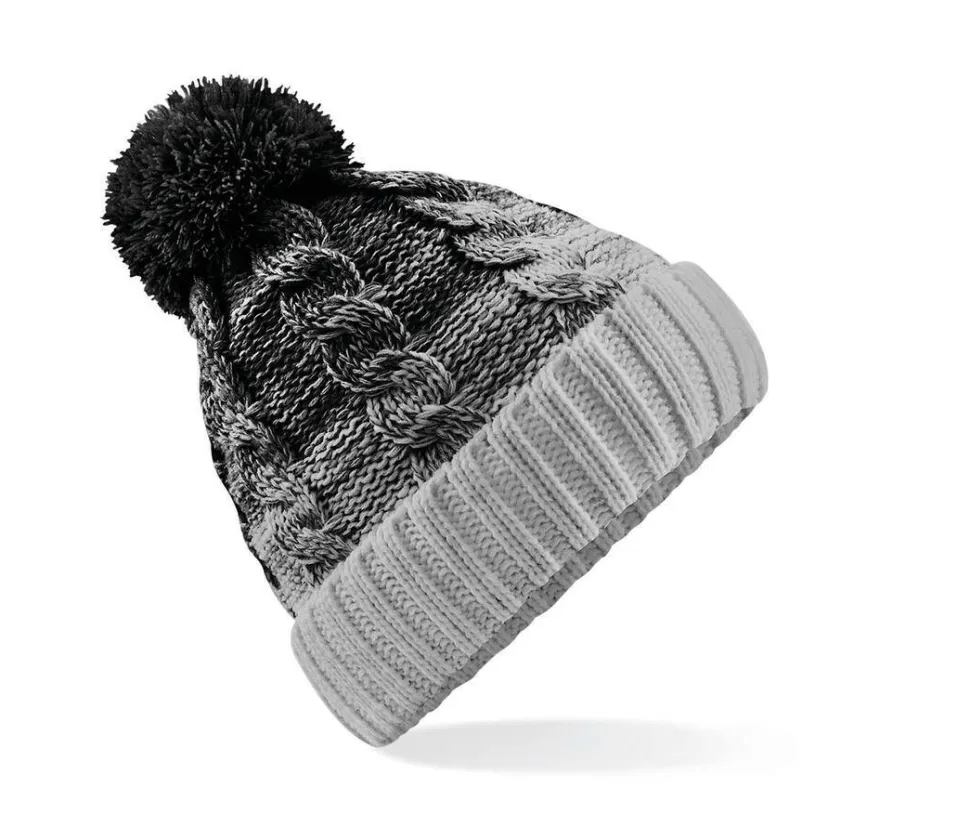 Beechfield BF459 - Bonnet Douillet à Pompon en Laine Synthétique