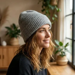 BEECHFIELD BF386 - Bonnet en maille côtelée