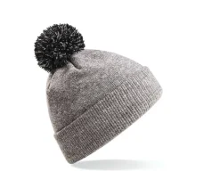 Beechfield BF450 - Bonnet Tendance avec Pompom Bicolore
