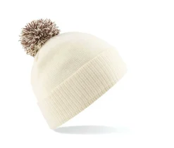 Beechfield BF450 - Bonnet Tendance avec Pompom Bicolore