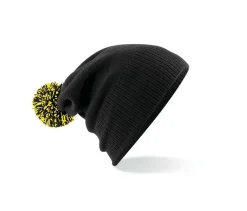 Beechfield BF450 - Bonnet Tendance avec Pompom Bicolore