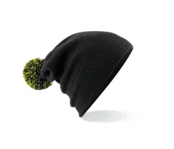 Beechfield BF450 - Bonnet Tendance avec Pompom Bicolore