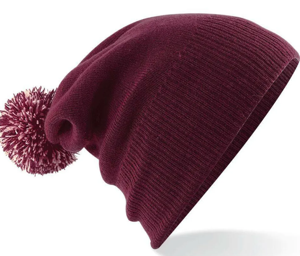 Beechfield BF450 - Bonnet Tendance avec Pompom Bicolore