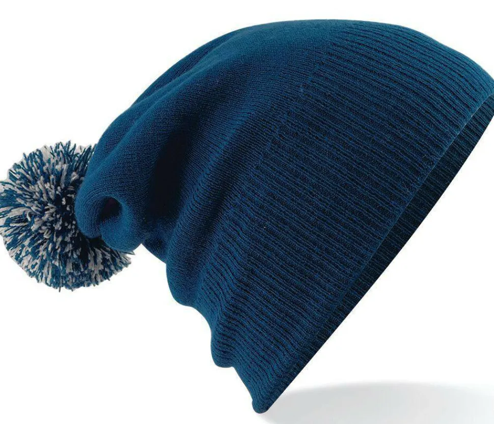 Beechfield BF450 - Bonnet Tendance avec Pompom Bicolore