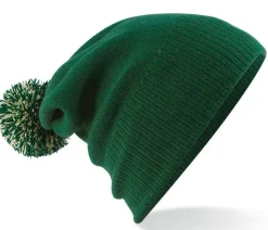 Beechfield BF450 - Bonnet Tendance avec Pompom Bicolore