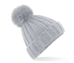 Beechfield BF413 - Bonnet Verbier grosse maille Pop Pom