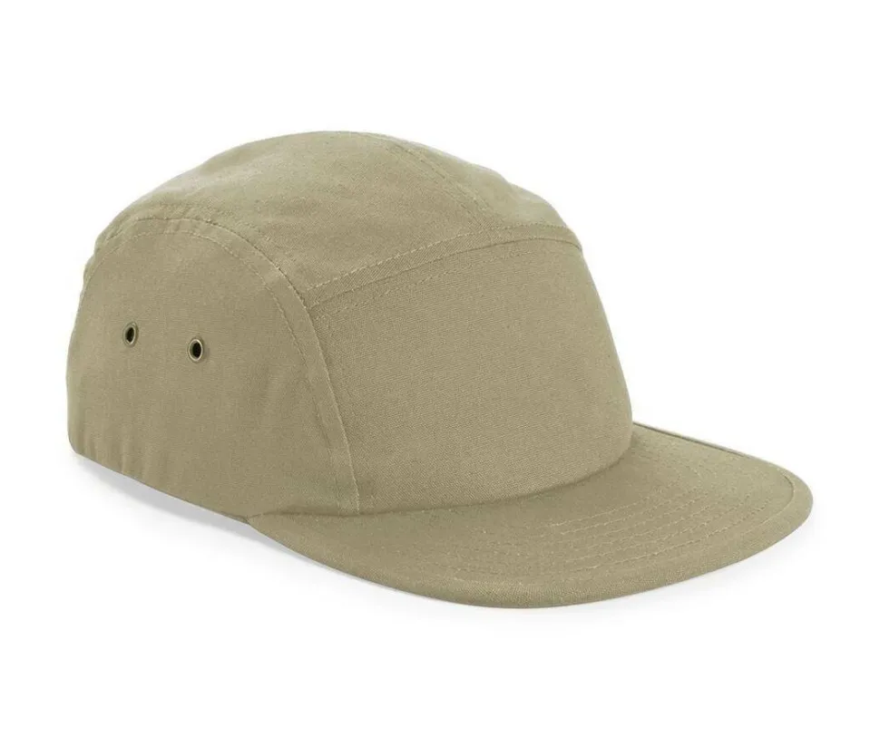 BEECHFIELD BF654 - Casquette Cinq Panneaux avec Visière Plate