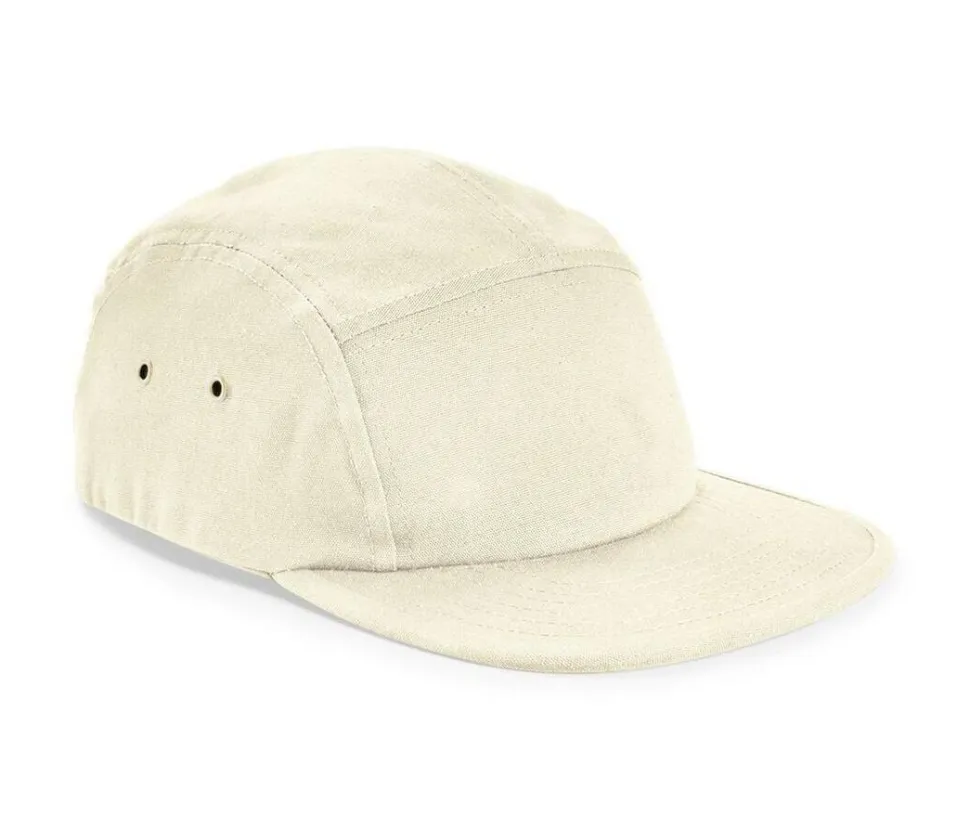 BEECHFIELD BF654 - Casquette Cinq Panneaux avec Visière Plate