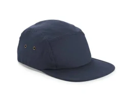 BEECHFIELD BF654 - Casquette Cinq Panneaux avec Visière Plate