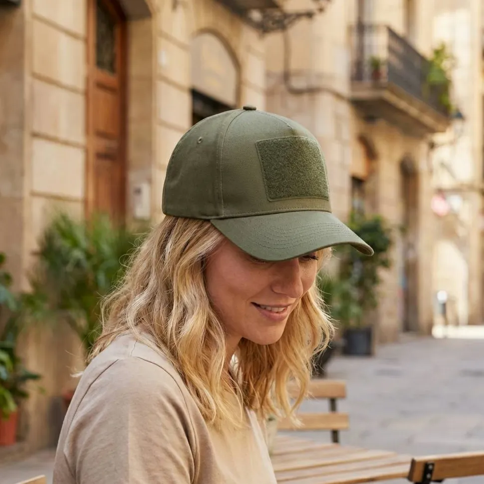 BEECHFIELD BF638 - Casquette 5 pans avec patch amovible