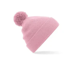 Beechfield BF426 - Chapeau d'Hiver Élégant avec Pompon en Fausse Fourrure