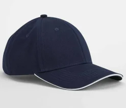BEECHFIELD BF820C - Casquette en coton organique avec liseré