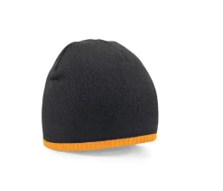 Beechfield BF44C - Two-tone beanie knitted hat