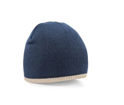 Beechfield BF44C - Two-tone beanie knitted hat