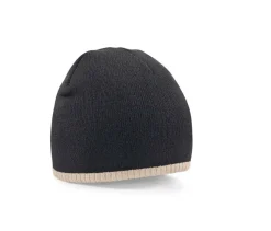 Beechfield BF44C - Two-tone beanie knitted hat