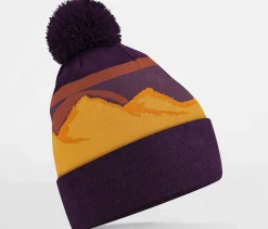 BEECHFIELD BF395R - Bonnet avec pompon Mountain Peaks