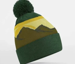 BEECHFIELD BF395R - Bonnet avec pompon Mountain Peaks
