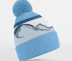 BEECHFIELD BF395R - Bonnet avec pompon Mountain Peaks